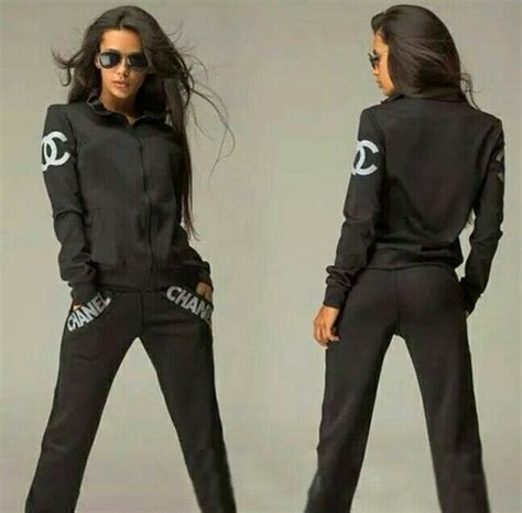 womens chanel tracksuit uk|Chanel tracksuit 2021.